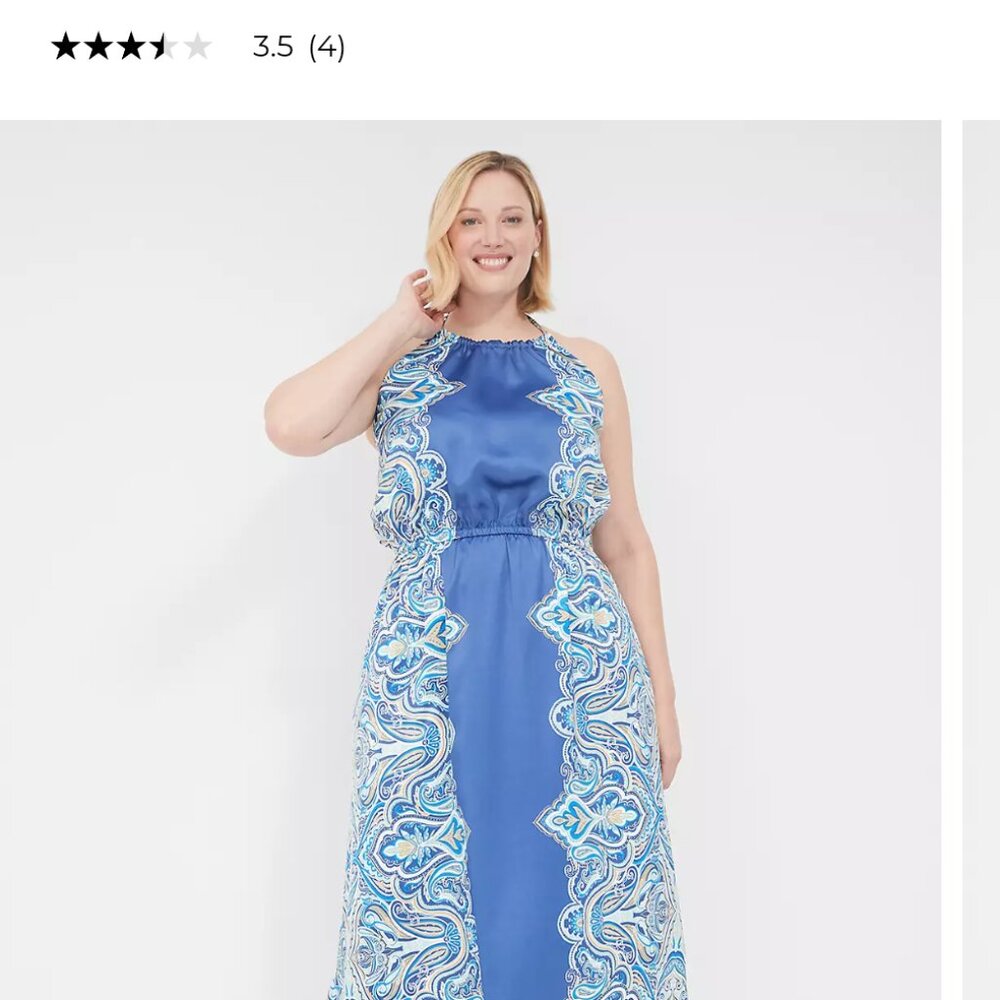 Satin Halter Maxi Dress